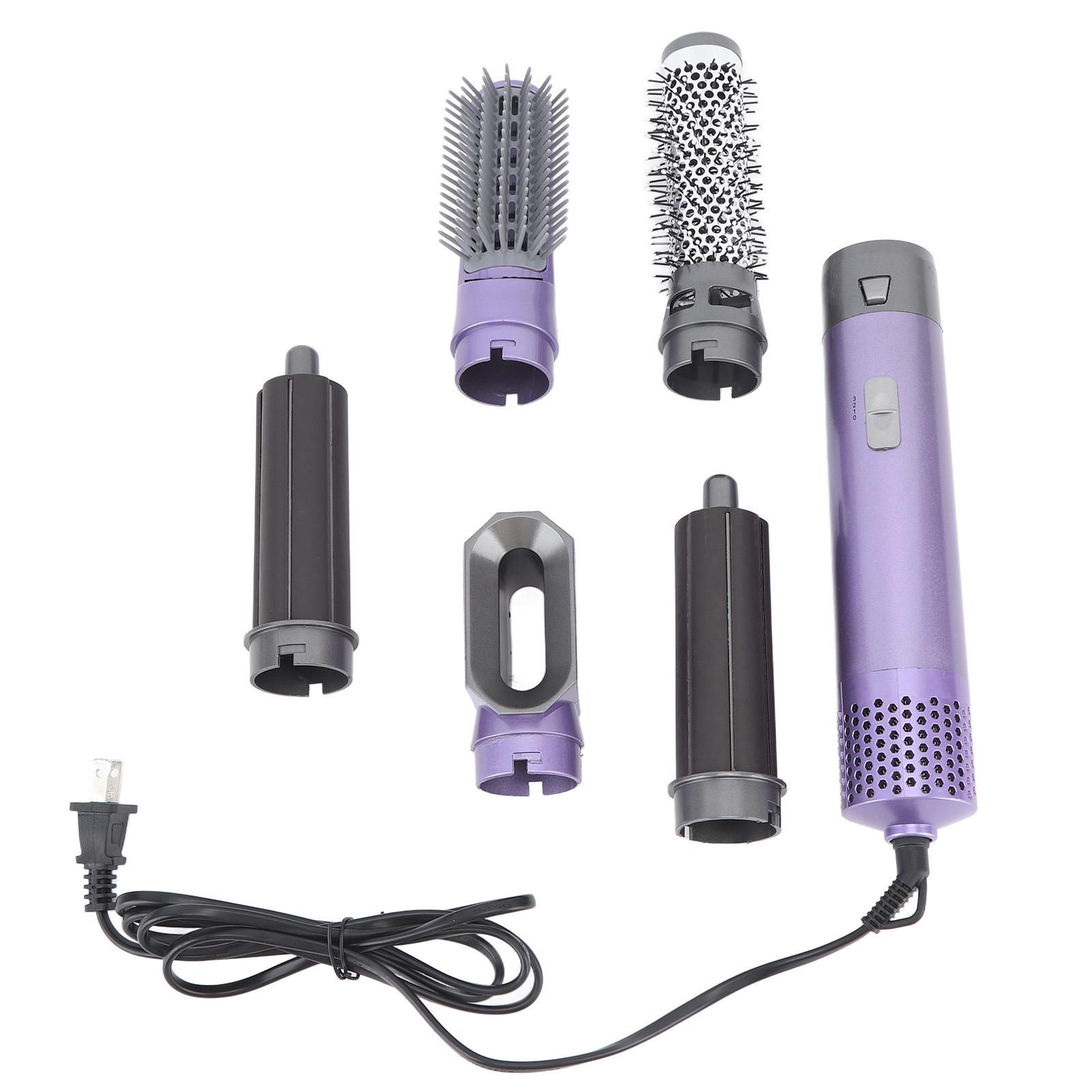 5 in 1 Hot Air Brush Set Multifunctional Hair Styling Dryer for Straight Curly Hair Purple US Plug
5 in 1 Hot Air Brush Set Multifunctional Hair Styling Dryer for Straight Curly Hair Purple US Plug