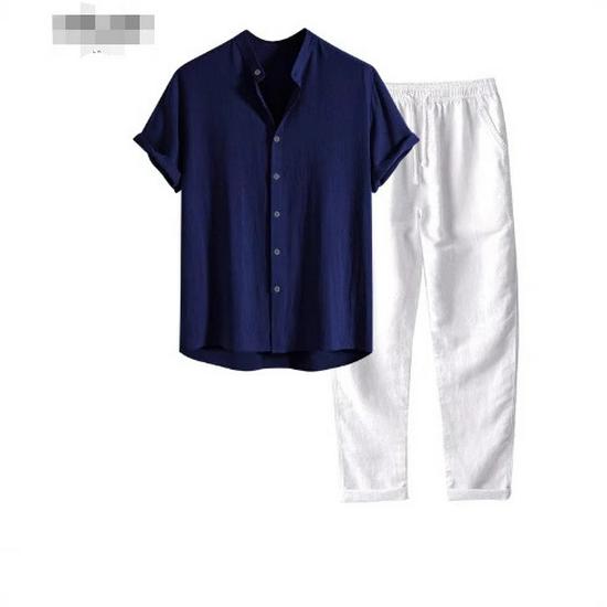 E-commerce 2024 Men s Stand-Up Collar Slim Fit Cotton-Linen Suit - European & American Classic Trend Small темного кольору хакі
E-commerce 2024 Men s Stand-Up Collar Slim Fit Cotton-Linen Suit - European & American Classic Trend Small темного кольору хакі
