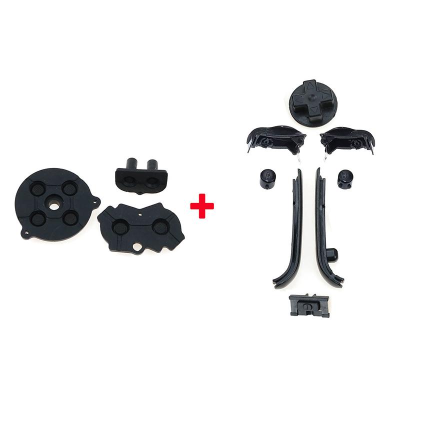 for GBA keyboard button conductive rubber pad D pad replacement button A B L R button power switch button чёрный
for GBA keyboard button conductive rubber pad D pad replacement button A B L R button power switch button чёрный