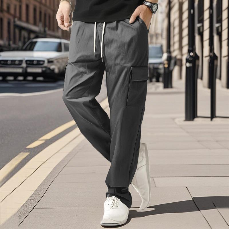 Straight men s casual trousers, loose and thin summer fashion sports quick-drying tethered overalls XXXL серый
Straight men s casual trousers, loose and thin summer fashion sports quick-drying tethered overalls XXXL серый