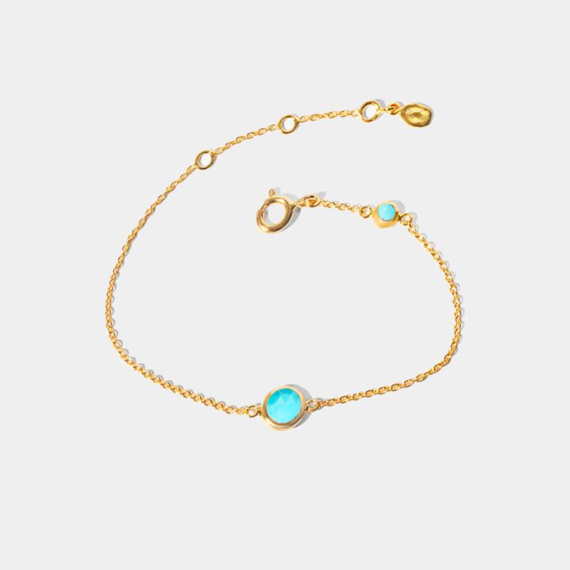 Twelfth Birthday Stone Bracelet Zircon Pendant Stainless Steel Bracelet Electroplating 18K Color Retention
Twelfth Birthday Stone Bracelet Zircon Pendant Stainless Steel Bracelet Electroplating 18K Color Retention
