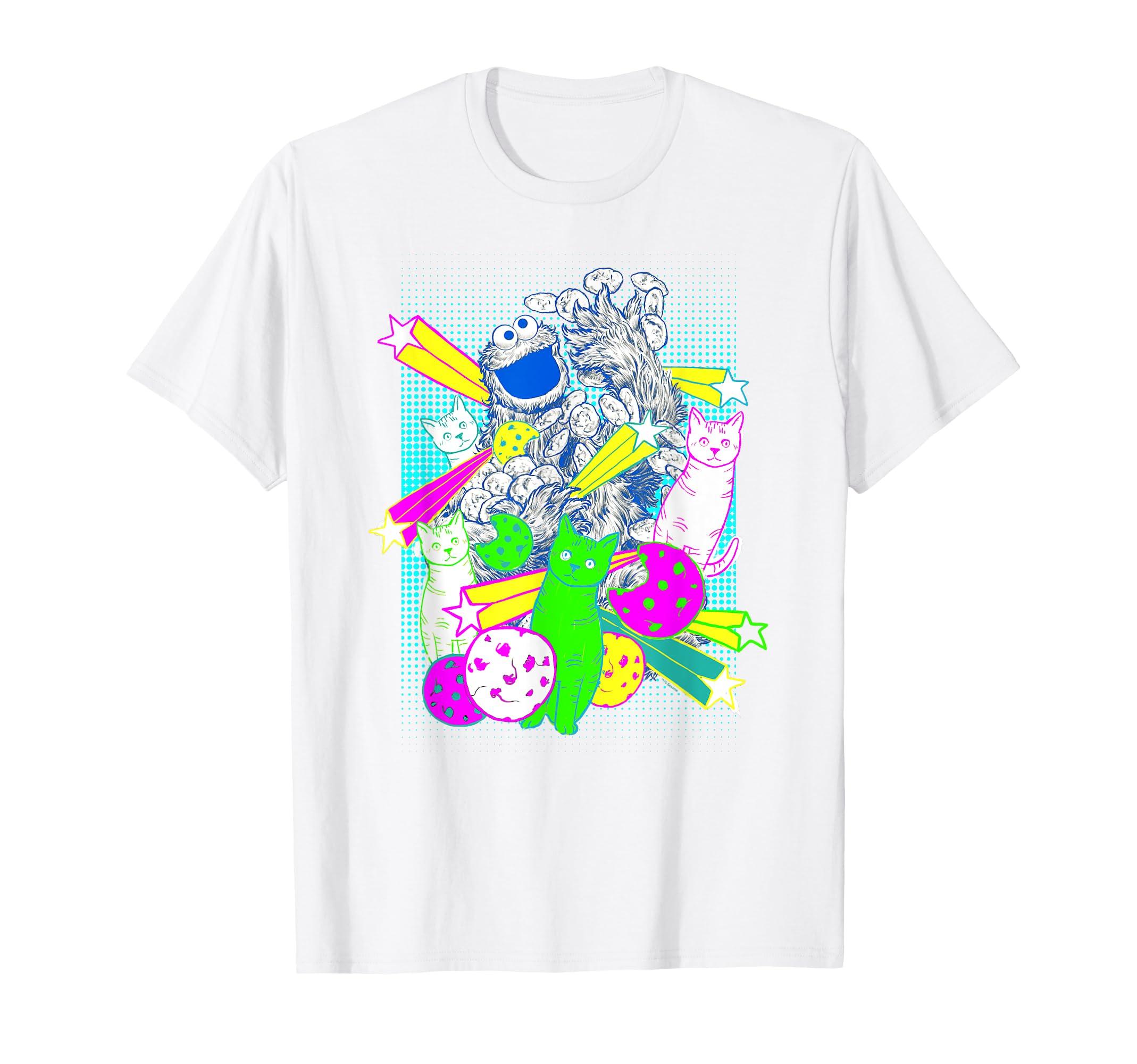 Sesame Street Cookie Monster and Cats T-shirt
Sesame Street Cookie Monster and Cats T-shirt