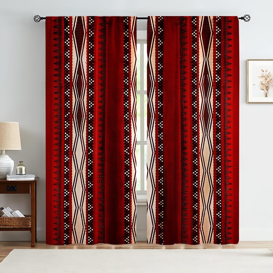 2PC American Bohemian Style Curtains Exotic Ethnic Style Suitable for Bedrooms and Living Rooms RodPocket Decorative Curtains 100*130 HOOK 1pcs
2PC American Bohemian Style Curtains Exotic Ethnic Style Suitable for Bedrooms and Living Rooms RodPocket Decorative Curtains 100*130 HOOK 1pcs