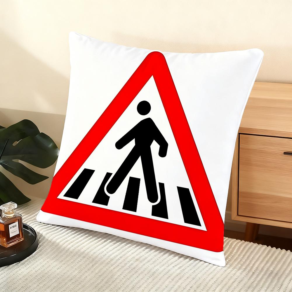 Cushion Cover Silky Short Plush Home Sofa Cushion Cover - Invisible Zipper Home Decoration Road Traffic Signs 12x12Inch
Cushion Cover Silky Short Plush Home Sofa Cushion Cover - Invisible Zipper Home Decoration Road Traffic Signs 12x12Inch