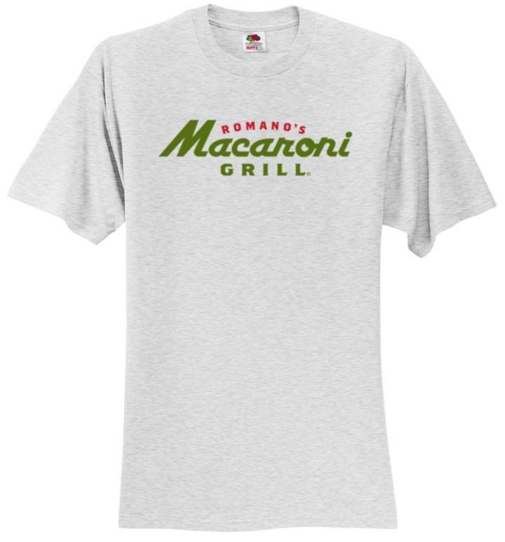ROMANO S Macaroni Grill Restaurant T-shirt Unisex T-Shirt L
ROMANO S Macaroni Grill Restaurant T-shirt Unisex T-Shirt L