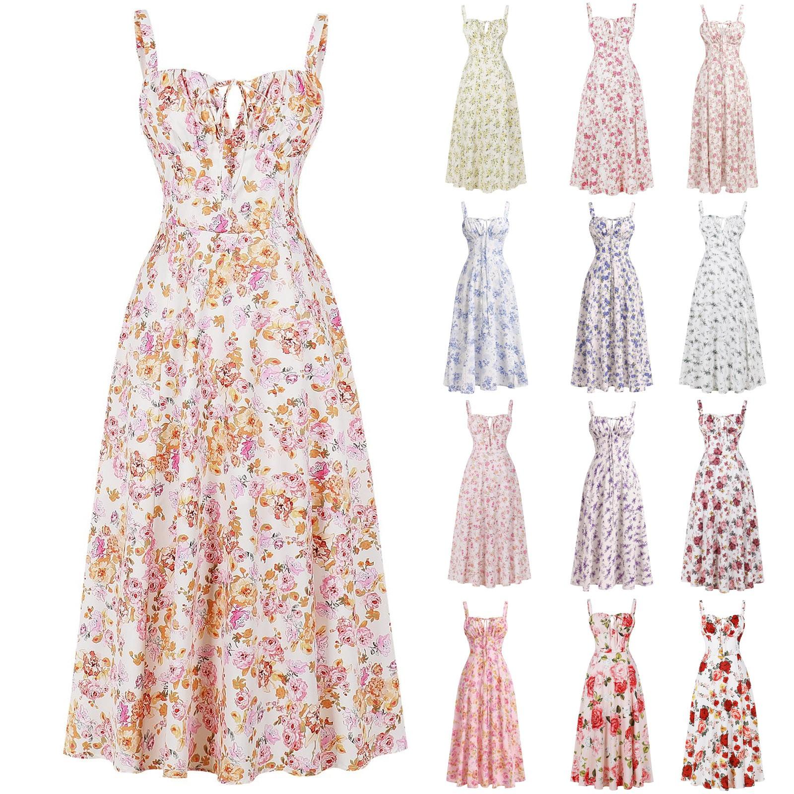 Sleeveless Boho Dress For Women Casual Loose Fit Summer Sundress Floral Print Dress S
Sleeveless Boho Dress For Women Casual Loose Fit Summer Sundress Floral Print Dress S