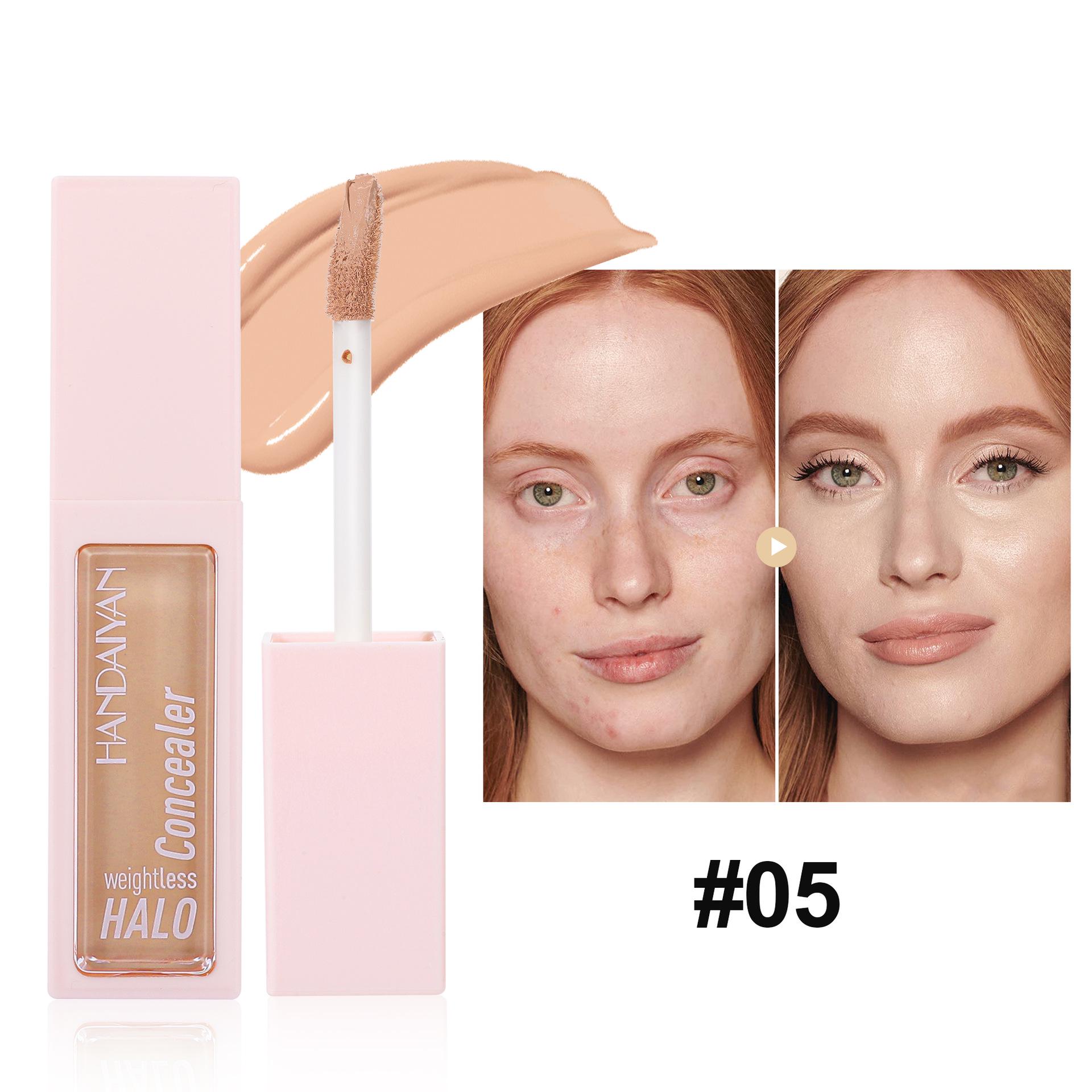 Handaiyan 8-Color Concealer Square Tube - Easy Application, Pore Minimizing, Blemish & Acne Scar Coverage. 10ml
Handaiyan 8-Color Concealer Square Tube - Easy Application, Pore Minimizing, Blemish & Acne Scar Coverage. 10ml