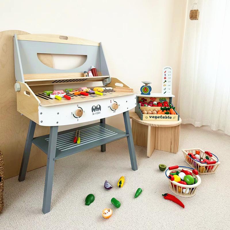 Kids Play Kitchen BBQ Grill Set - Simulation Oven & Skewer Cooking Toy for Boys and Girls
Kids Play Kitchen BBQ Grill Set - Simulation Oven & Skewer Cooking Toy for Boys and Girls