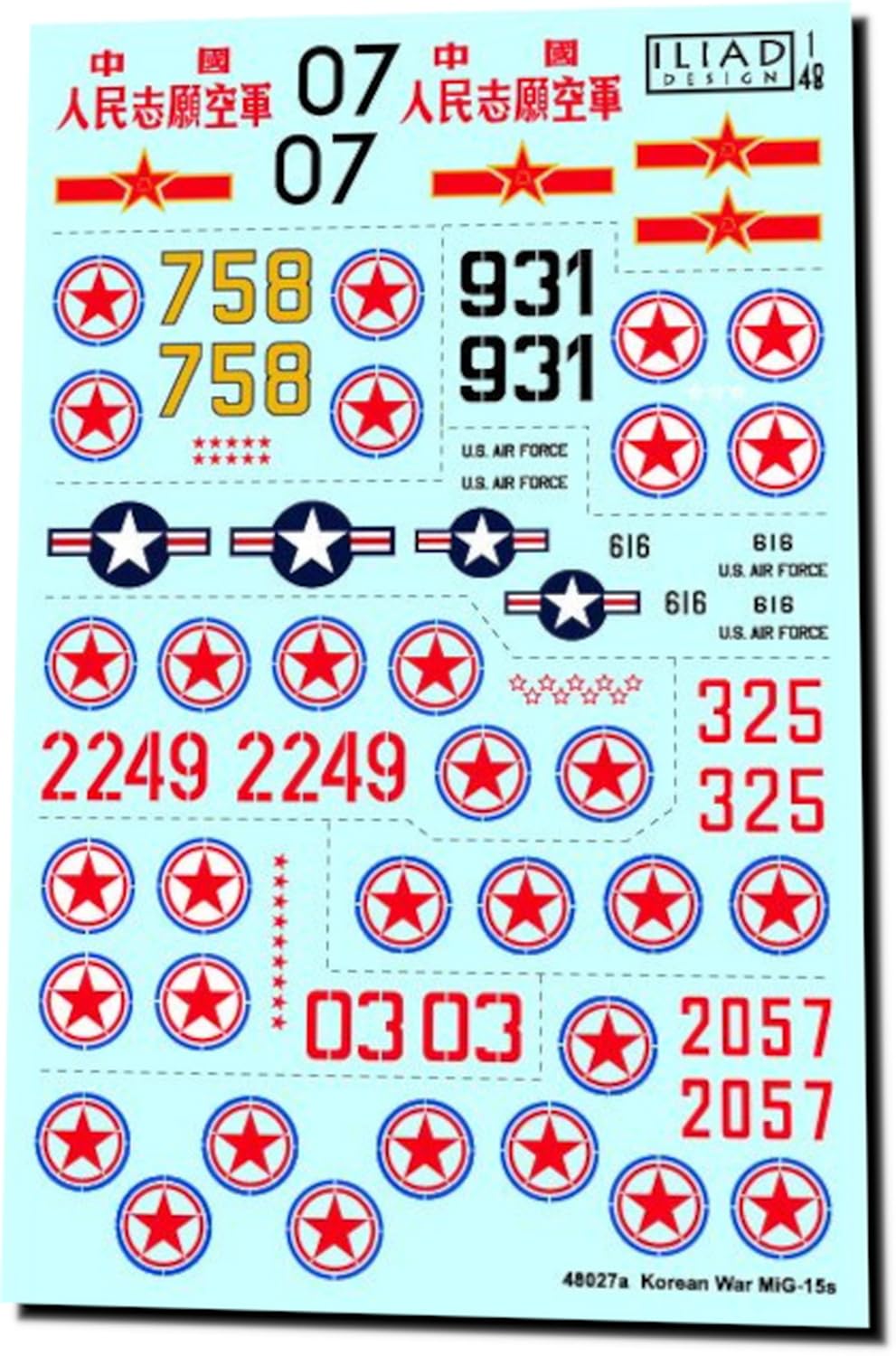 Iliad Design Korea Декаль для пластиковой модели ILD48027a 1/48 МиГ-15 (Самолет)
Iliad Design Korea Декаль для пластиковой модели ILD48027a 1/48 МиГ-15 (Самолет)