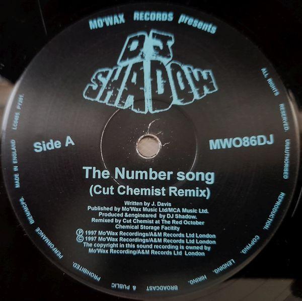 12inch Record DJ SHADOW / DJ SHADOW, DEPECHE MODE - Number Song / Painkiller MWO86DJ Mo Wax 1998 UK Dance & Electronica Used
12inch Record DJ SHADOW / DJ SHADOW, DEPECHE MODE - Number Song / Painkiller MWO86DJ Mo Wax 1998 UK Dance & Electronica Used