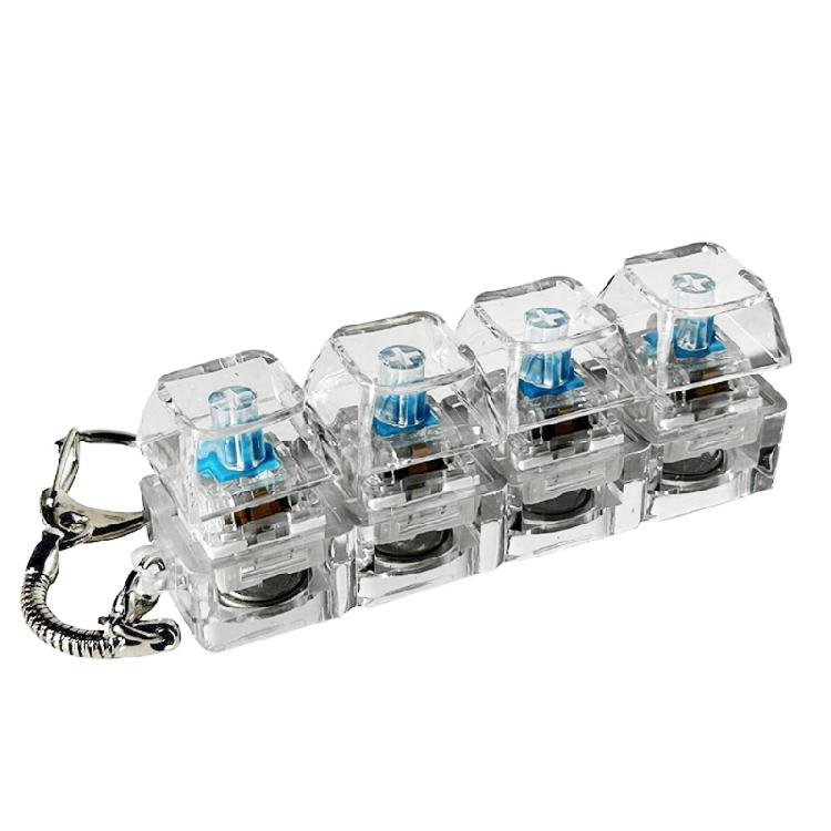 1PC 4-Key 9-Key Mechanical Keyboards Switches Tester Keychain Toy Stress Relief Tool Optional
1PC 4-Key 9-Key Mechanical Keyboards Switches Tester Keychain Toy Stress Relief Tool Optional