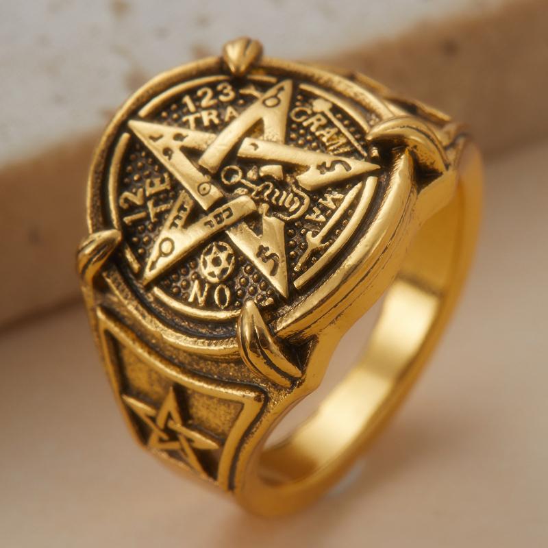 6-10 Size Vintage Gold Color Carved Star Patterned Ring, Women s Personalized Creative Holiday Accessory Zircon 9
6-10 Size Vintage Gold Color Carved Star Patterned Ring, Women s Personalized Creative Holiday Accessory Zircon 9