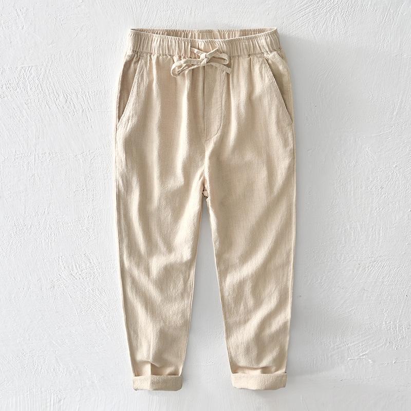 Summer Men Linen Trousers Male Cotton Linen Casual Baggy Pants Breathable Pantalones Hombre Sweatpants Men Clothing XS білий
Summer Men Linen Trousers Male Cotton Linen Casual Baggy Pants Breathable Pantalones Hombre Sweatpants Men Clothing XS білий