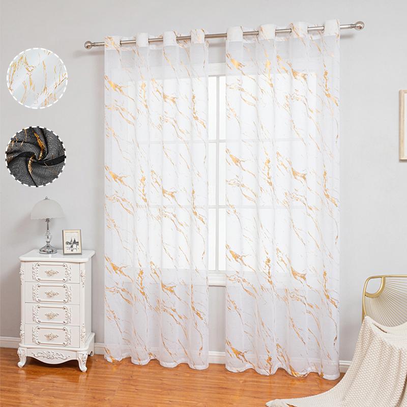 1 Panel Rod Pocket Room Decor Drapes All-Season Golden Foil Print Washable Window Curtains Marble Pattern Blackout 100cm*130cm
1 Panel Rod Pocket Room Decor Drapes All-Season Golden Foil Print Washable Window Curtains Marble Pattern Blackout 100cm*130cm