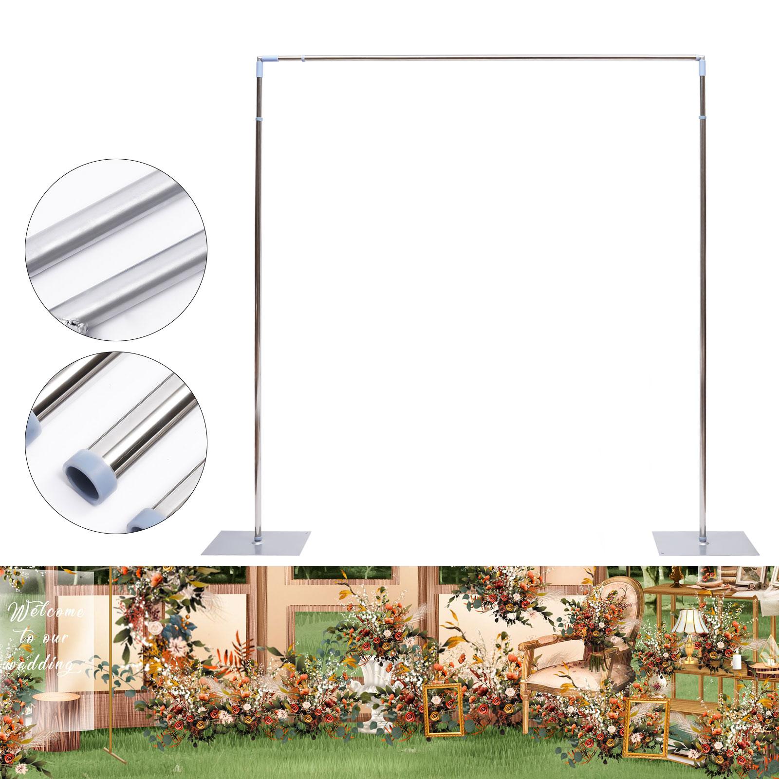 3x3m Wedding Party Backdrop Stand Pipe Kit Curtain Frame Telescopic Stainless Steel For Birthday Party, Graduation Party Decor срібний
3x3m Wedding Party Backdrop Stand Pipe Kit Curtain Frame Telescopic Stainless Steel For Birthday Party, Graduation Party Decor срібний