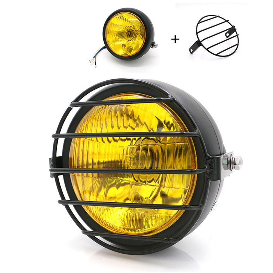 6.5 Retro Motorcycle LED Headlight + Headlight Grill Cover for Honda Old School/Cruiser/GN125/Choppers/Bobber/Cafe Racer/Custom
6.5 Retro Motorcycle LED Headlight + Headlight Grill Cover for Honda Old School/Cruiser/GN125/Choppers/Bobber/Cafe Racer/Custom