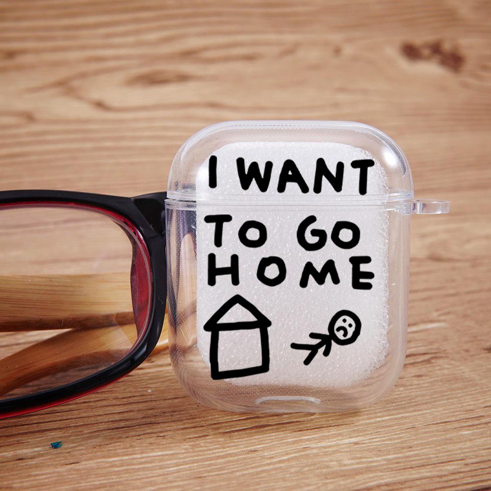 I WANT TO GO HOME Earphone Case For Apple AirPods 4 3rd 2 Pro3 Soft Transparent Cover For Airpod 1 3 Letter Protective Box Shell AirPods Pro 3rd
I WANT TO GO HOME Earphone Case For Apple AirPods 4 3rd 2 Pro3 Soft Transparent Cover For Airpod 1 3 Letter Protective Box Shell AirPods Pro 3rd