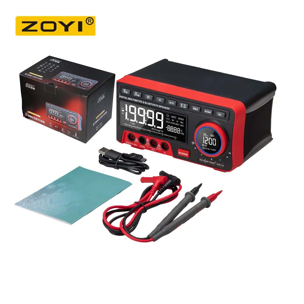 ZOYI ZT-5566 Profesional Digital Bench Multimeter 19999 Counts Transistor Tester Auto Range Voltmeter Multifunction Calibrator
ZOYI ZT-5566 Profesional Digital Bench Multimeter 19999 Counts Transistor Tester Auto Range Voltmeter Multifunction Calibrator