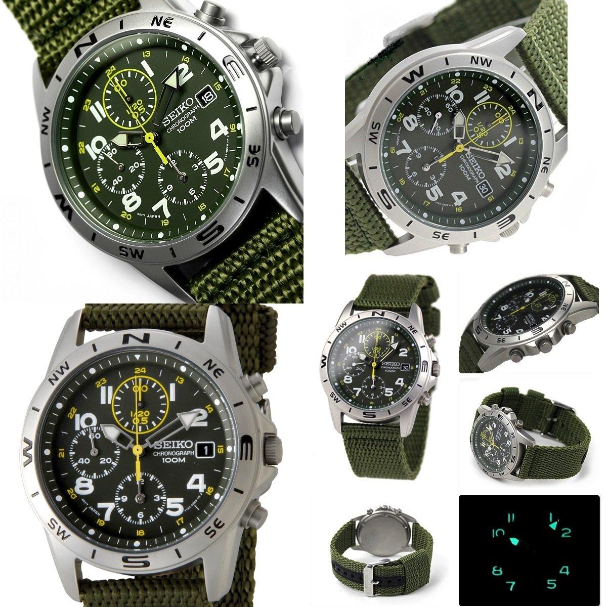 Военный ключ от машины SEIKO хронограф 100 м водонепроницаемые нейлоновые часы для мужчин SND399P (SND377R SND379R) (SND377R (зеленый))
Военный ключ от машины SEIKO хронограф 100 м водонепроницаемые нейлоновые часы для мужчин SND399P (SND377R SND379R) (SND377R (зеленый))