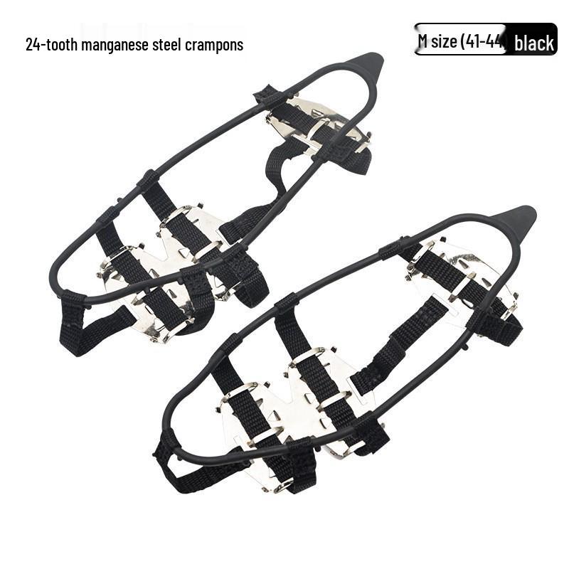Ultra-Light 24-Tooth Ice Cleats: Anti-Slip Shoe Covers for Winter and Rainy Days, Ideal for Fishing and Snowy Grounds
Ultra-Light 24-Tooth Ice Cleats: Anti-Slip Shoe Covers for Winter and Rainy Days, Ideal for Fishing and Snowy Grounds