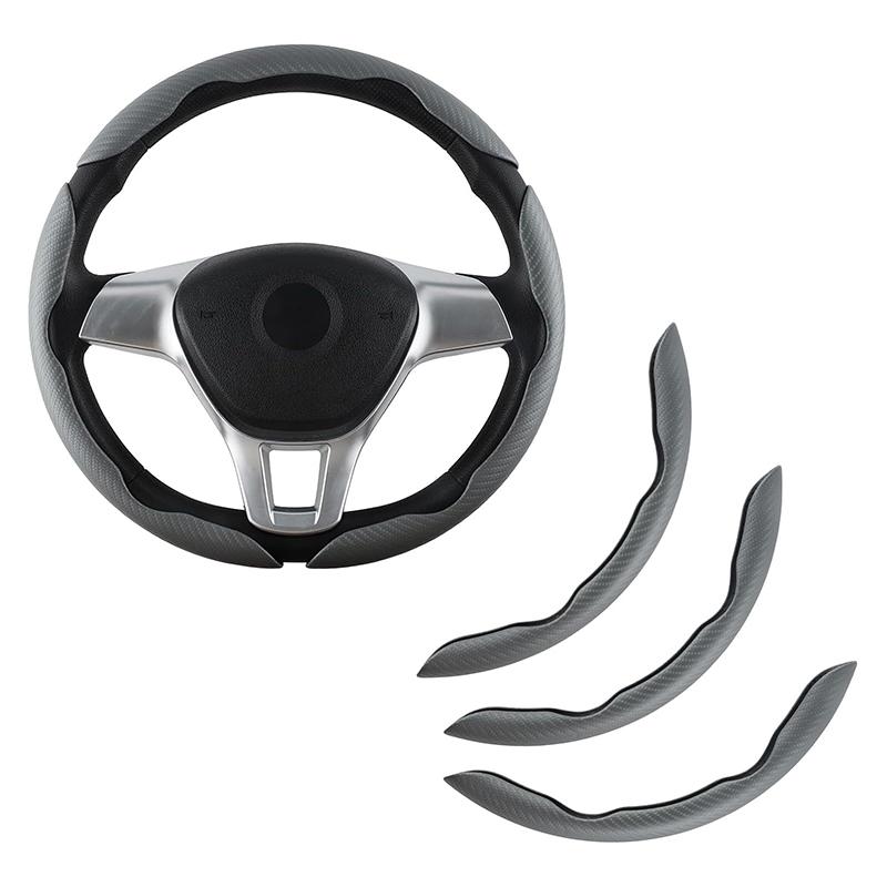 3Pcs Car Carbon Fiber Anti-Skid Steering Wheel Cover Non-Slip Auto Wheel Booster Cover Car Interior Accessories сірий колір
3Pcs Car Carbon Fiber Anti-Skid Steering Wheel Cover Non-Slip Auto Wheel Booster Cover Car Interior Accessories сірий колір