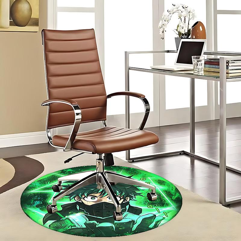 1pc My Hero Academia Green Aura Round Carpet - Anime Design Chair Mat, Non-Slip Rug for Office, Home Decor, Living Room, Bedroom, Game Room, Dormitory 80cm by 80cm
1pc My Hero Academia Green Aura Round Carpet - Anime Design Chair Mat, Non-Slip Rug for Office, Home Decor, Living Room, Bedroom, Game Room, Dormitory 80cm by 80cm