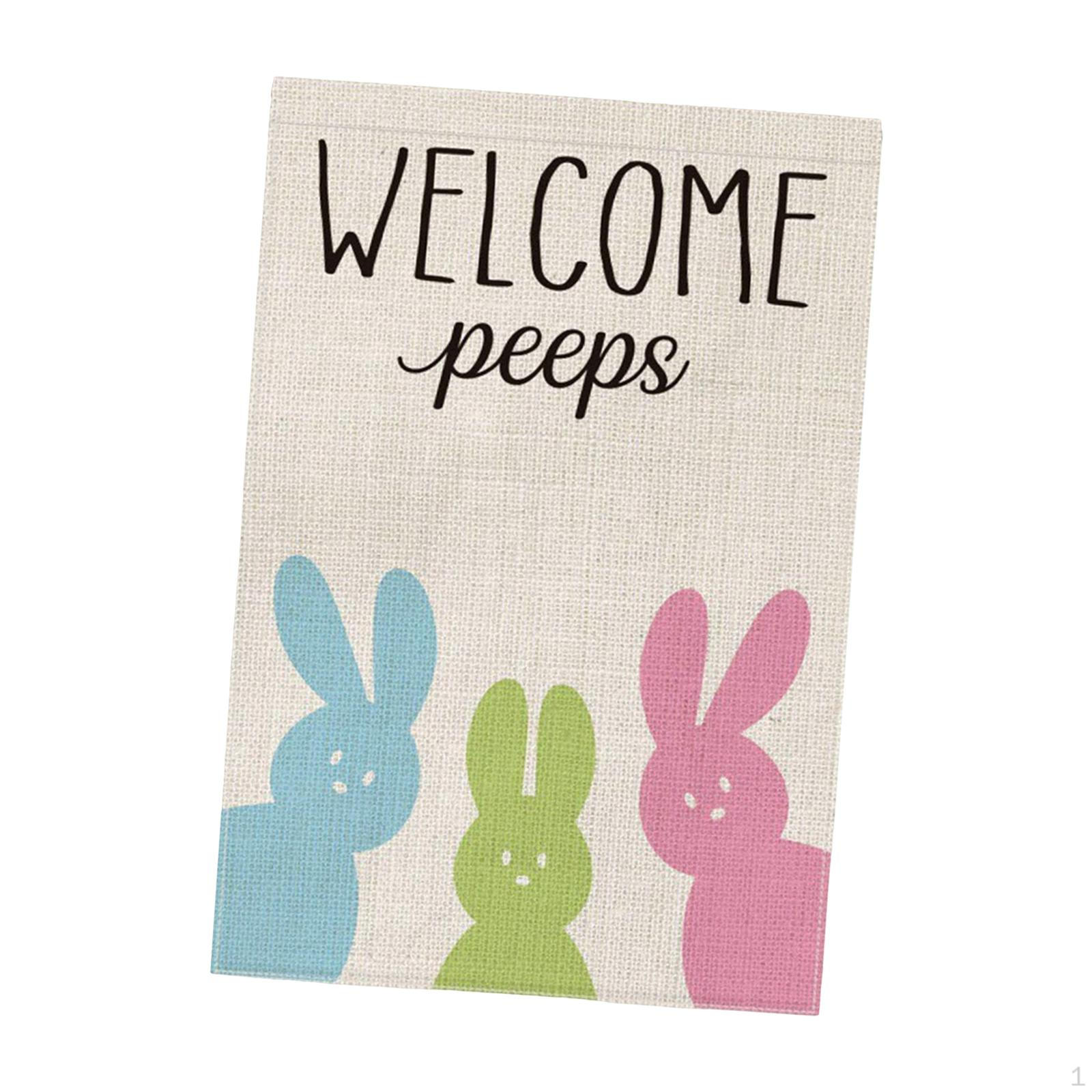 Easter Bunny Welcome Garden Flag for Festive Outdoor Decor C
Easter Bunny Welcome Garden Flag for Festive Outdoor Decor C