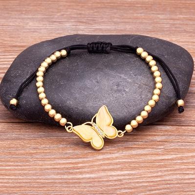 Nidin Hot Bohemia CZ Charm Beads Bracelets 9 Colors Lucky Butterfly Crystal Statement Bangle Jewelry Best Party Wedding Gifts жовтий
Nidin Hot Bohemia CZ Charm Beads Bracelets 9 Colors Lucky Butterfly Crystal Statement Bangle Jewelry Best Party Wedding Gifts жовтий