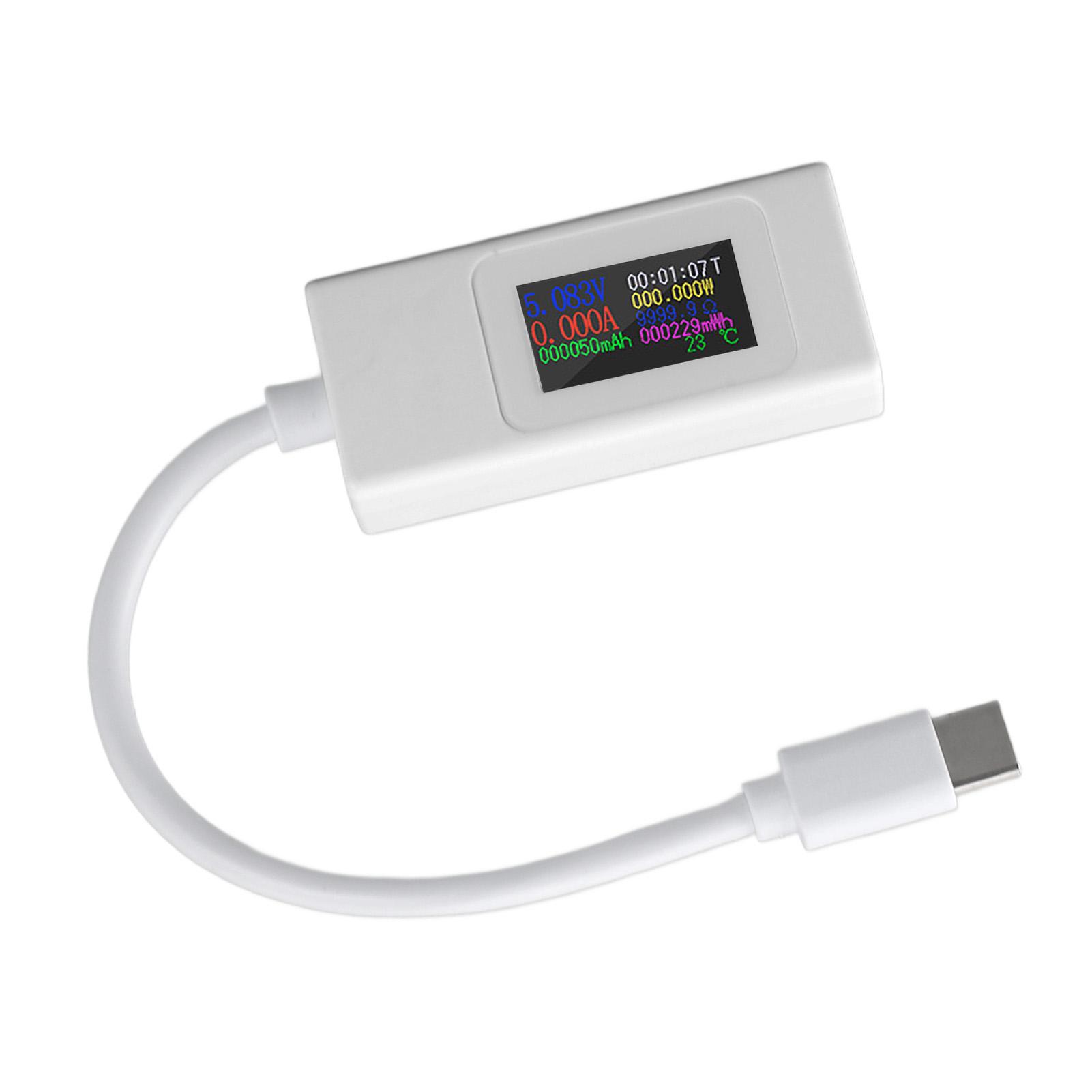 USB C Тестер Кольоровий Екран Багатофункціональний Двостороннє Тестування USB Амперметр Вольтметр для Телефону
USB C Тестер Кольоровий Екран Багатофункціональний Двостороннє Тестування USB Амперметр Вольтметр для Телефону