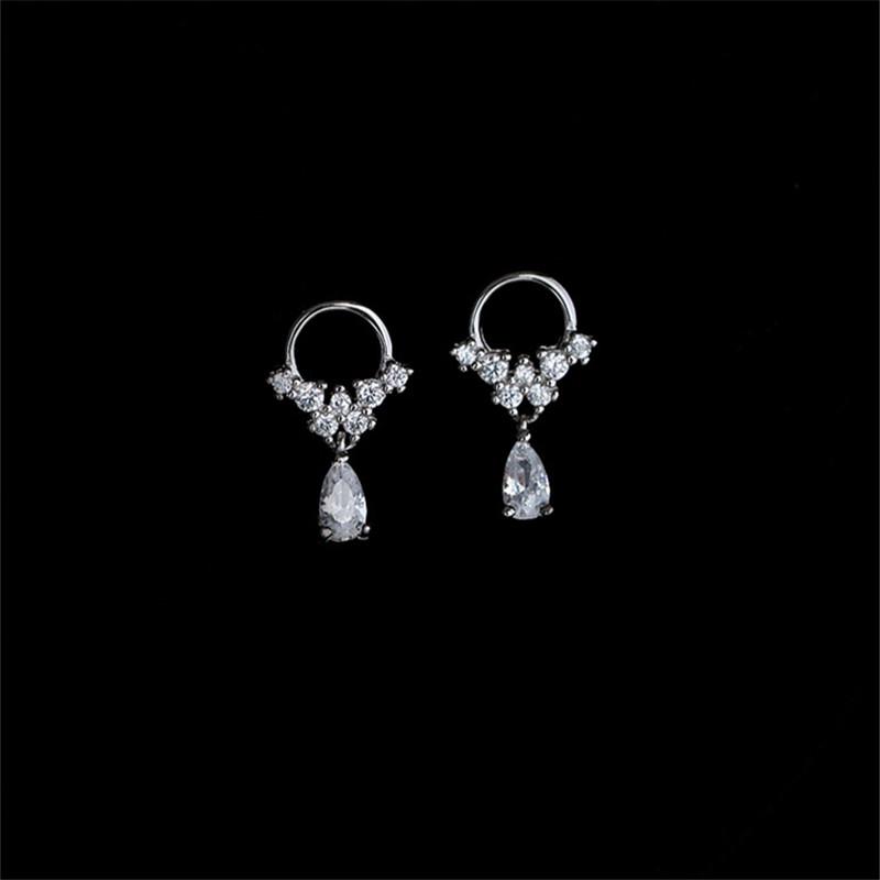 925 Sterling Silver Korean Version Simple Flower Drop Earrings Women Pavé Crystal Cute Sweet Beauty God Jewelry Gift серебряный
925 Sterling Silver Korean Version Simple Flower Drop Earrings Women Pavé Crystal Cute Sweet Beauty God Jewelry Gift серебряный