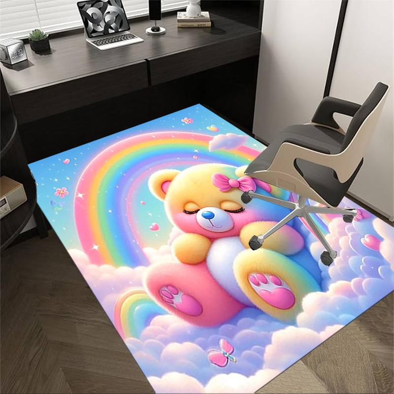 1PC Rainbow Teddy Non-Slip Floor Carpet Compatible for Office&Living Room&Bedroom&Dining room - Soft & Pattern-G0357 60cm by 90cm
1PC Rainbow Teddy Non-Slip Floor Carpet Compatible for Office&Living Room&Bedroom&Dining room - Soft & Pattern-G0357 60cm by 90cm