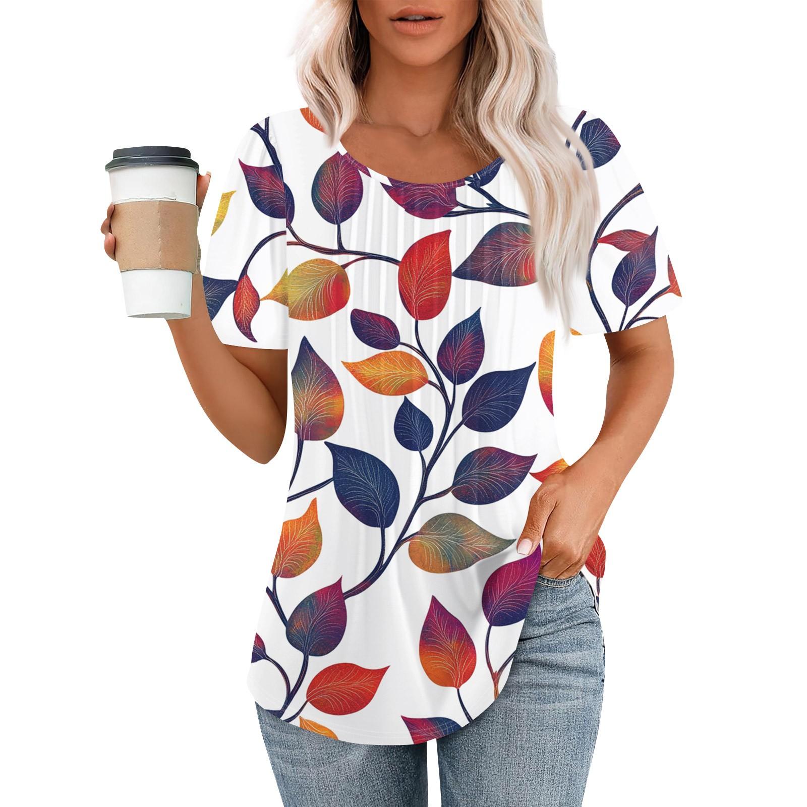 Женская модная повседневная плиссированная футболка в полоску с круглым вырезом и цветочным принтом с короткими рукавами, топ L синий
Женская модная повседневная плиссированная футболка в полоску с круглым вырезом и цветочным принтом с короткими рукавами, топ L синий