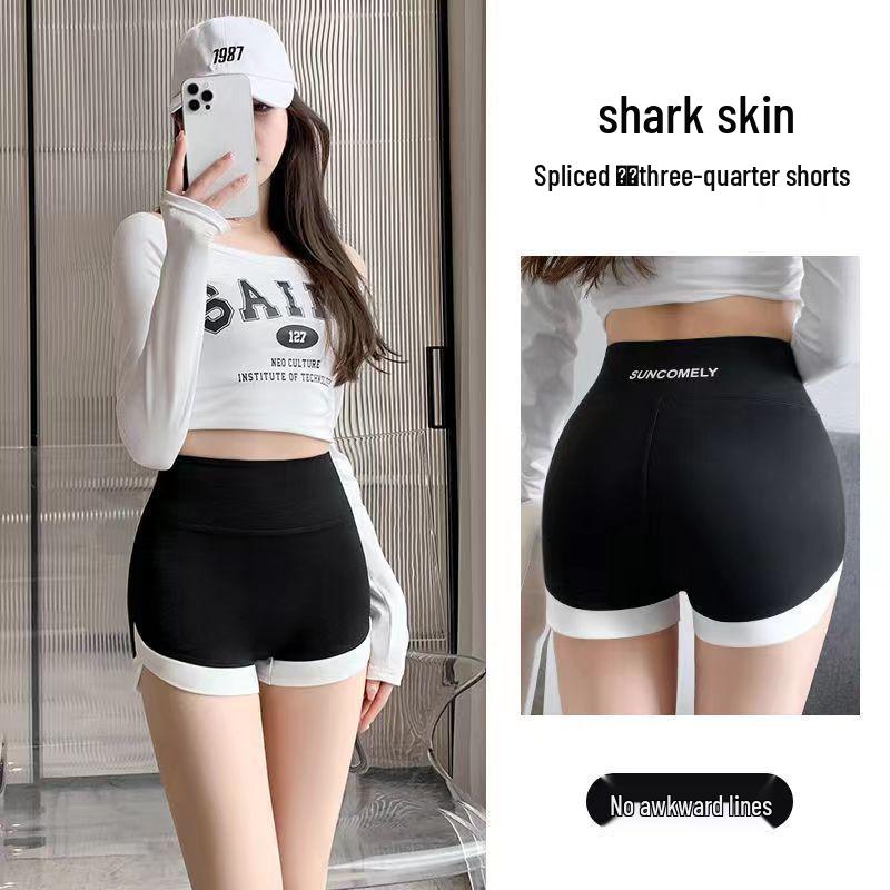 Women s Three-Quarter Length Shark Pants: Summer, Anti-Exposure, Tummy Control, Yoga & Sports Base Layer Shorts L - recommended for 50-60 kg чёрный
Women s Three-Quarter Length Shark Pants: Summer, Anti-Exposure, Tummy Control, Yoga & Sports Base Layer Shorts L - recommended for 50-60 kg чёрный