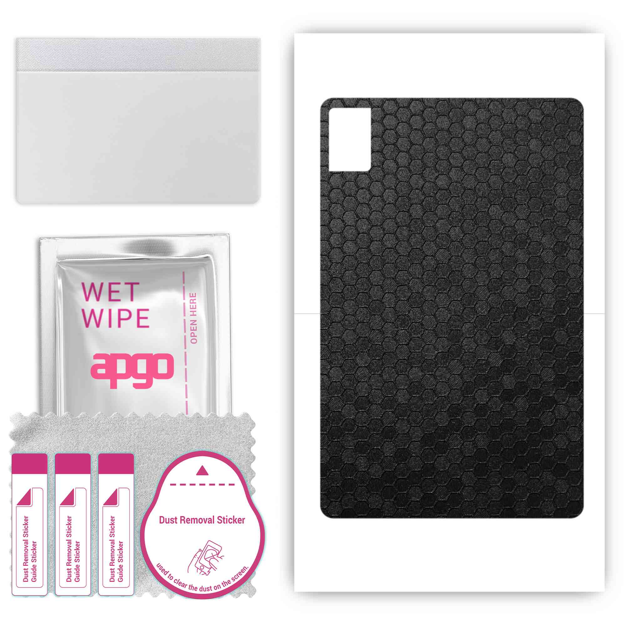 apgo skin sticker film foil vinyl for the BACK compatible with TCL Tab 11 WiFi, scratch-resistant, easy to install - Black Honeycomb
apgo skin sticker film foil vinyl for the BACK compatible with TCL Tab 11 WiFi, scratch-resistant, easy to install - Black Honeycomb