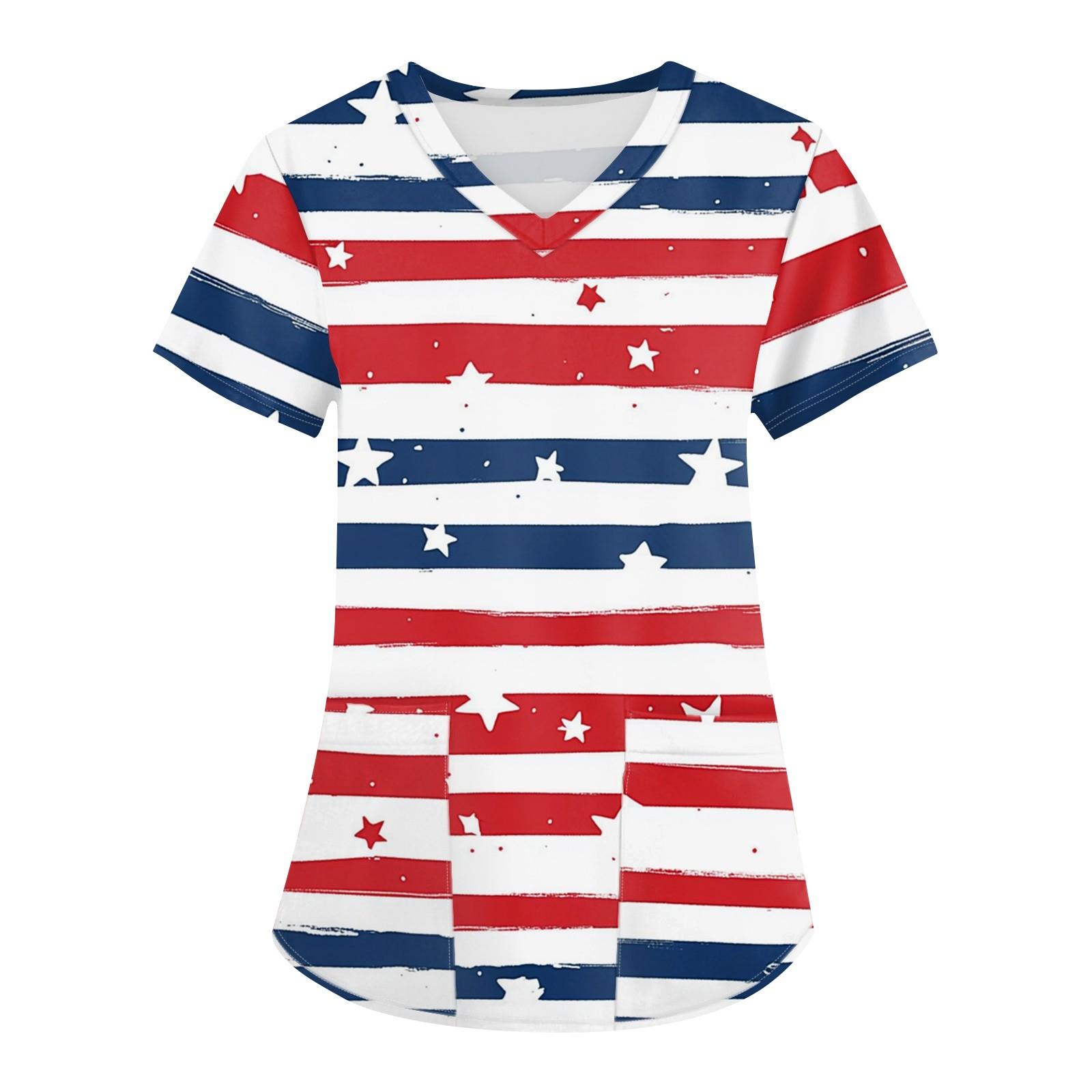 Женская мода с v-образным вырезом, короткими рукавами и карманами, топы с принтом S
Женская мода с v-образным вырезом, короткими рукавами и карманами, топы с принтом S