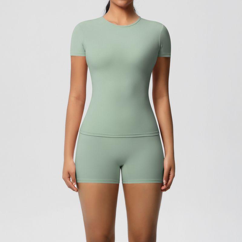 Two-piece Set! High Elastic Tight Shorts Short Sleeve Sports Set Running Fitness Yoga Wear Women s Quick-Drying Summer Tight Short Sleeve + shorts Suit-Basil Green XL
Two-piece Set! High Elastic Tight Shorts Short Sleeve Sports Set Running Fitness Yoga Wear Women s Quick-Drying Summer Tight Short Sleeve + shorts Suit-Basil Green XL