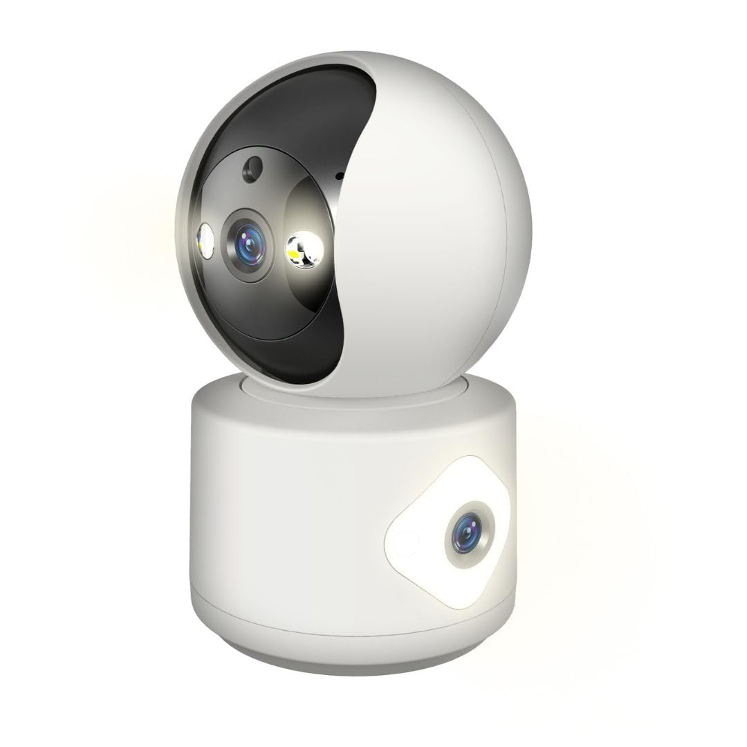 Kashimura Smart Twin Automatic Tracking Full Smartphone Remote Motion Infrared Night Vision Up to 16 Devices Used Simultaneously Camera, Eyes/Shaking, білий
Kashimura Smart Twin Automatic Tracking Full Smartphone Remote Motion Infrared Night Vision Up to 16 Devices Used Simultaneously Camera, Eyes/Shaking, білий