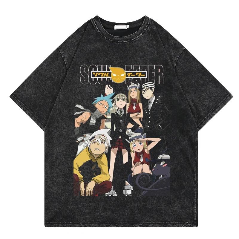Classic Magical Anime Soul Eater Graphic Print Tshirt Unisex Women Vintage Washed Cotton Summer Tee Harajuku Gothic Oversized Tops S
Classic Magical Anime Soul Eater Graphic Print Tshirt Unisex Women Vintage Washed Cotton Summer Tee Harajuku Gothic Oversized Tops S