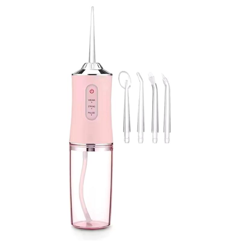 Water Jet Floss Oral Irrigator Flosser USB Rechargeable 220Ml 3 Modes Tooth Pick 4 Jet Tips Teeth Cleaner B розовый
Water Jet Floss Oral Irrigator Flosser USB Rechargeable 220Ml 3 Modes Tooth Pick 4 Jet Tips Teeth Cleaner B розовый
