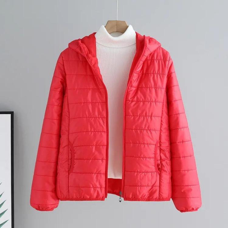 Autumn Winter Light Down Jacket Korean Style Women Short Slim Cotton Coat Solid Color Student Outerwear XL красный
Autumn Winter Light Down Jacket Korean Style Women Short Slim Cotton Coat Solid Color Student Outerwear XL красный