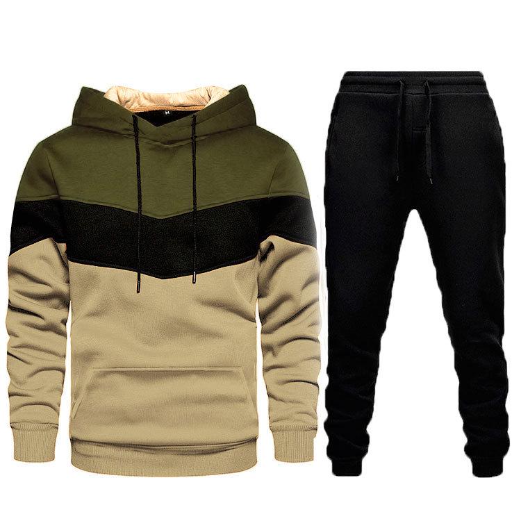 Blue Color Block Youth Casual Sport Hoodie Set with Side Pockets S армія зелений колір
Blue Color Block Youth Casual Sport Hoodie Set with Side Pockets S армія зелений колір