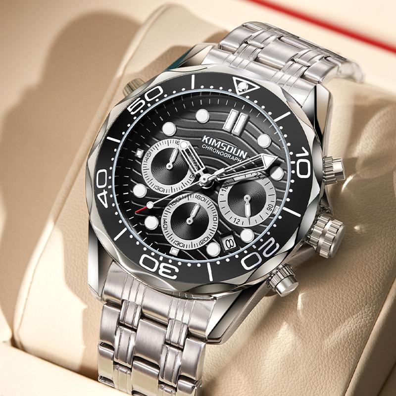 KIMSDUN Fashion Men s Chronograph Watch Waterproof Luxury Man Watches Date Week Business Male Quartz Wristwatch For Men срібний/синій
KIMSDUN Fashion Men s Chronograph Watch Waterproof Luxury Man Watches Date Week Business Male Quartz Wristwatch For Men срібний/синій