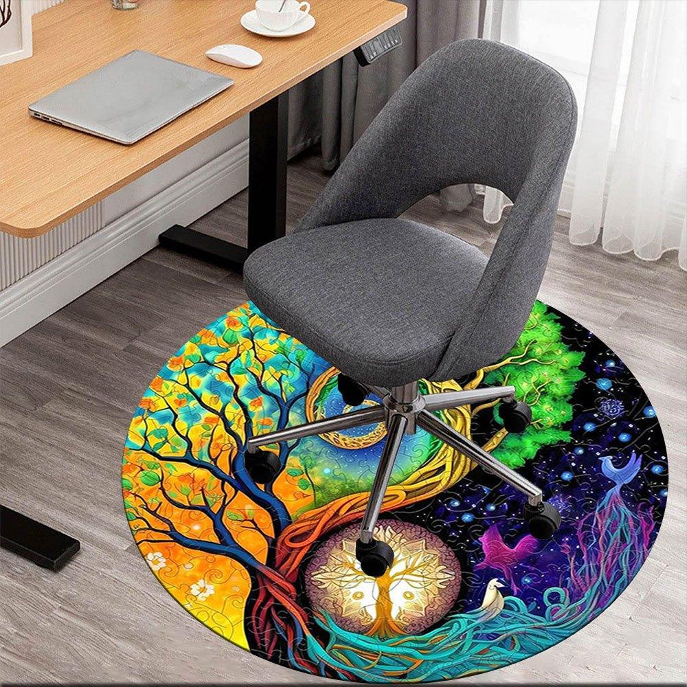 Yin Yang Tree Jigsaw Puzzle: Harmony in Colorful DesignRound Non-Slip chair mat chair carpet for office Rugs for Office Decor Gift For Valentine s Day 80cm by 80cm
Yin Yang Tree Jigsaw Puzzle: Harmony in Colorful DesignRound Non-Slip chair mat chair carpet for office Rugs for Office Decor Gift For Valentine s Day 80cm by 80cm