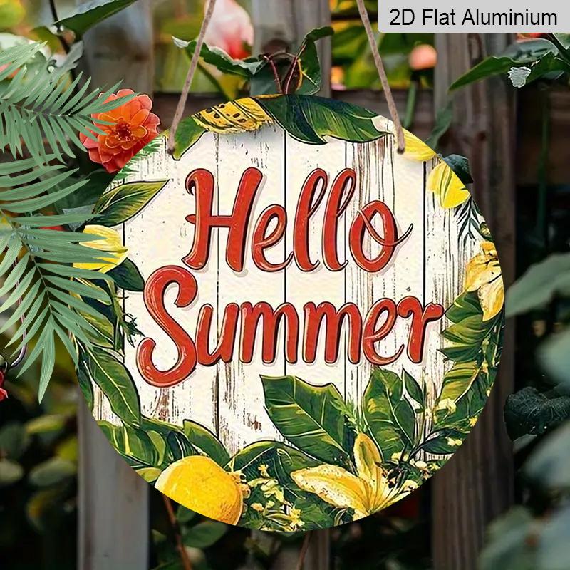 2D Flat Aluminum 7.87 Inch X 7.87 Inch Lemon and Green Leaf Pattern Wall Hanging, Summer Theme, Suitable for Gardens, Living Rooms, Kitchens, Bars 1pc
2D Flat Aluminum 7.87 Inch X 7.87 Inch Lemon and Green Leaf Pattern Wall Hanging, Summer Theme, Suitable for Gardens, Living Rooms, Kitchens, Bars 1pc