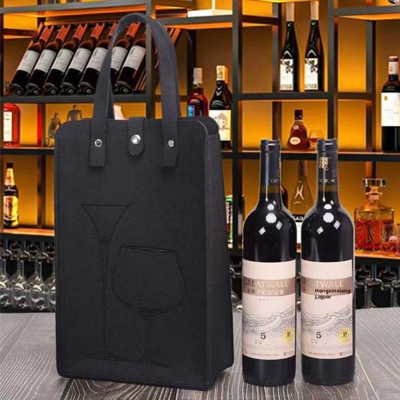 Фетровый пакет для винных бутылок Двойной бутылочный Отличная грузоподъемность Ручной пакет для упаковки напитков Подарочная упаковка Мешочек для хранения Сумка-тоут для вина чёрный
Фетровый пакет для винных бутылок Двойной бутылочный Отличная грузоподъемность Ручной пакет для упаковки напитков Подарочная упаковка Мешочек для хранения Сумка-тоут для вина чёрный