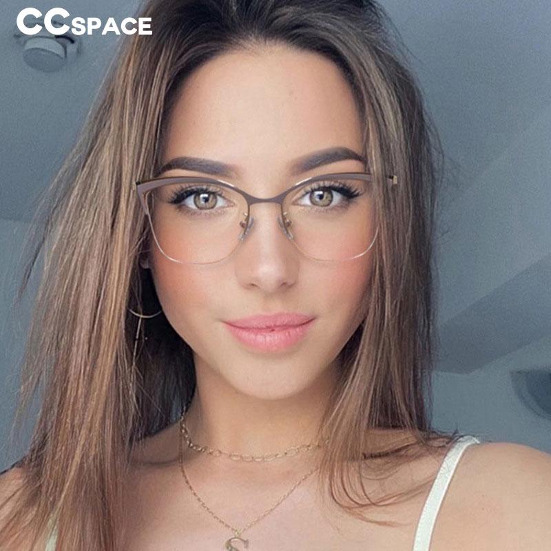 48282 Cat Eye Half Frame Anti Blue Light Optical Glasses Frames Women Fashion Computer Eyeglasses
48282 Cat Eye Half Frame Anti Blue Light Optical Glasses Frames Women Fashion Computer Eyeglasses