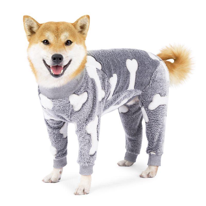 Dog Pajamas Four Legs Pet Fleece Jumpsuit Winter Warm Dog Jumpsuit Cute Pet Clothes Onesies for Medium Large Dogs Labrador Coat XS(old) сірий
Dog Pajamas Four Legs Pet Fleece Jumpsuit Winter Warm Dog Jumpsuit Cute Pet Clothes Onesies for Medium Large Dogs Labrador Coat XS(old) сірий
