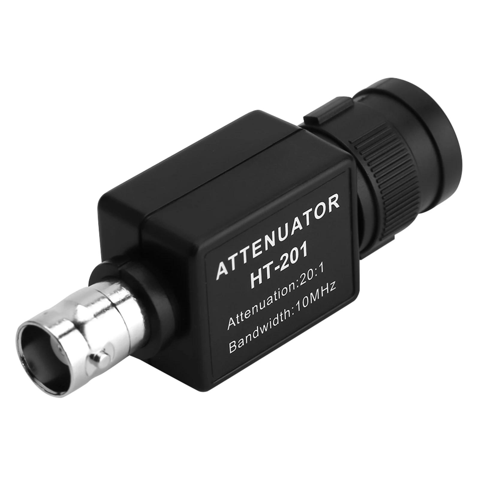 10MHz Bandwidth Passive Attenuator HT201 Attenuation 20:1 for Oscilloscope Osciloscopio Accessories Attenuation чорний
10MHz Bandwidth Passive Attenuator HT201 Attenuation 20:1 for Oscilloscope Osciloscopio Accessories Attenuation чорний
