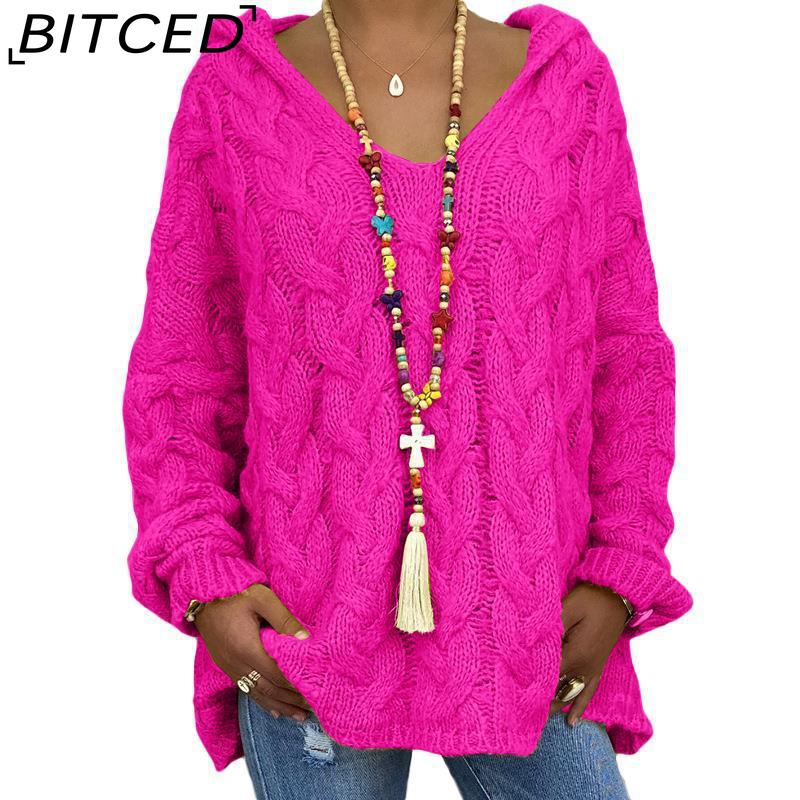 BITCED Худи с кабельной вязкой однотонного цвета для женщин на осень/зиму XXXXXL ярко-розовый
BITCED Худи с кабельной вязкой однотонного цвета для женщин на осень/зиму XXXXXL ярко-розовый