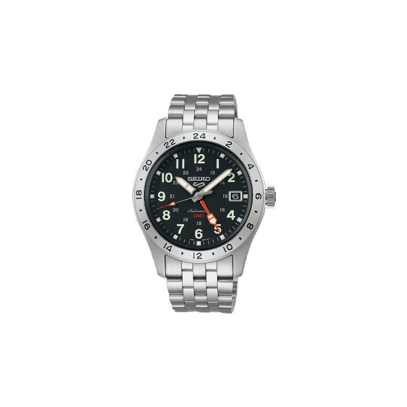 SEIKO 100 meters waterproof automatic/manual mechanical movement Steel Strap men s watch black dial ssk023k1
SEIKO 100 meters waterproof automatic/manual mechanical movement Steel Strap men s watch black dial ssk023k1